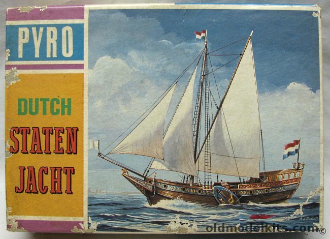 Pyro Dutch Staten Jacht (Yacht), B261-100 plastic model kit